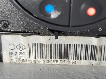 69340060 RENAULT MEGANE I 1999 PANEL KLIMATIZACE