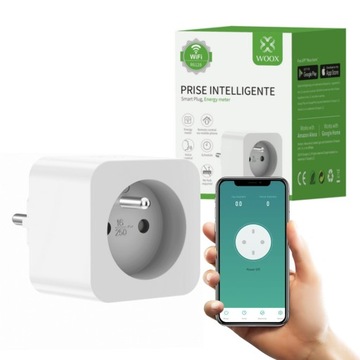 Розетка TUYA WIFI Ваттметр Таймер SMART PLUG Программатор времени WOOX