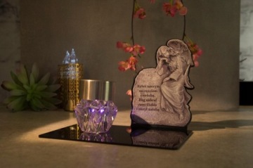 СОЛНЕЧНАЯ СВЕЧА СТАТУЭТКА ДЛЯ КЛАДБИЩА, МОГИЛА, БОЛЬШАЯ