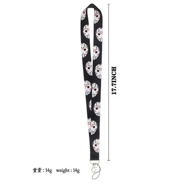 Оптовая продажа 20 шт./лот Хэллоуин фильм ужасов ремешок для ключей брелок