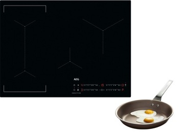 Индукционная варочная панель заподлицо со столешницей AEG IKE74441IB