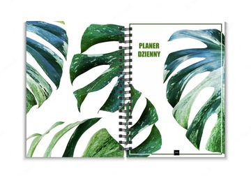 Planer dzienny B5 niedatowany roczny organizer terminarz MONSTERA