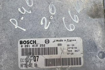 JEDNOTKA MOTORU ECU PEUGEOT 406 COUPE (8C) 9635158180 2.0L GASOLINE 97KW