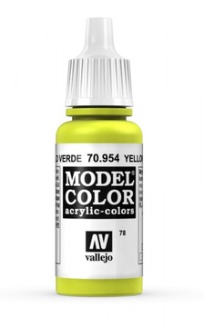 Vallejo 70954 Model Color 17ml Yellow Green 70.954