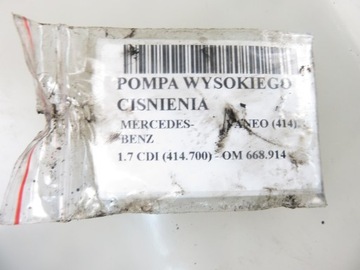 ČERPADLO VSTŘIKOVAČE MERCEDES-BENZ VANEO 414 1.7 CDI 0445010008 6110700501
