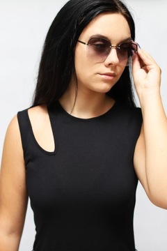 БОДИ, БЛУЗКА, БЕЗ РУКАВОВ, С ВЫРЕЗНЫМИ ВЫРЕЗАМИ