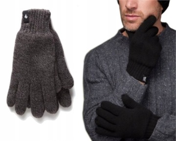 SUPER CIEPŁE Rękawiczki Zimowe HEAT HOLDERS s L/XL