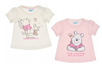 DISNEY KUBUŚ PUCHATEK 2PAK BLUZKA 74/80cm AAA