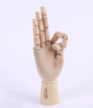 ДЕРЕВЯННАЯ РУЧНАЯ МОДЕЛЬ, РУКА, РУЧКА, РУКА, СРЕДНАЯ РУКА