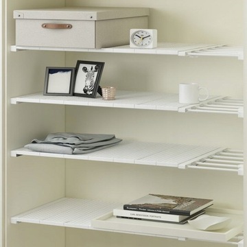 РЕГУЛИРУЕМАЯ ТЕЛЕСКОПИЧЕСКАЯ ПОЛКА ДЛЯ ХРАНЕНИЯ 38-55/24 СМ