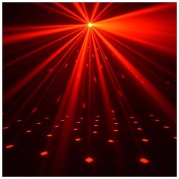 LIGHT4ME TURBO FLOWER efekt disco LED PAR UV kula laser stroboskop