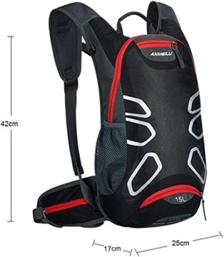 Велосипедный рюкзак 15л для водного пузыря