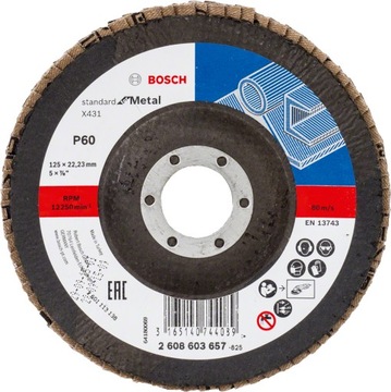 BOSCH TARCZA LISTKOWA 125mm GR.60 DO METALU