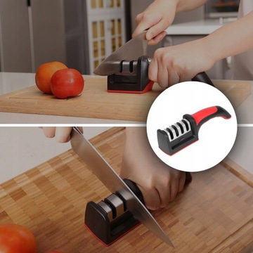 ТОЧИЛКА КУХОННЫХ НОЖЕЙ ДЛЯ НОЖНИЦ КОМПАКТНАЯ ТРЕХФАЗНАЯ КОЛЕСО 3в1