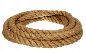 LINA JUTOWA OZDOBNA NATURALNA na metry 8mm