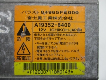SUBARU IMPREZA MĚNIČ XENON BALAST