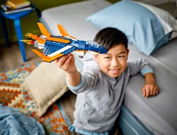 LEGO CREATOR 3IN1 СВЕРХЗВУКОВОЙ РЕАКТИВНЫЙ РЕАКТИВ