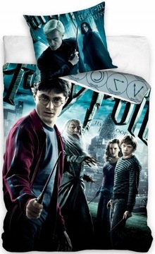 135x200 POŚCIEL HARRY POTTER HOGWARTH CZARODZIEJ
