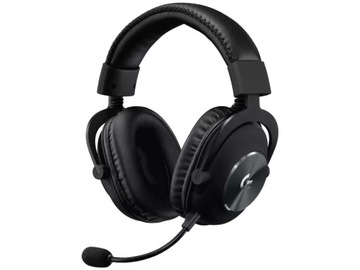 SŁUCHAWKI LOGITECH GAMING LOGITECH G PRO BLACK KOMPLET FAKTURA