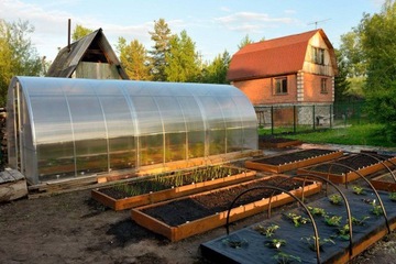 Теплица из поликарбоната тоннель 3х6 м 40*20 6мм