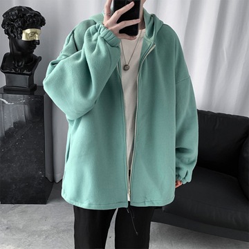 Men Jackets Hooded Solid Male Outwear Coats Cozy T
