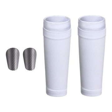 2x Mini Soccer Shin Guards with Socks Exquisite Anti Slip Professional XS