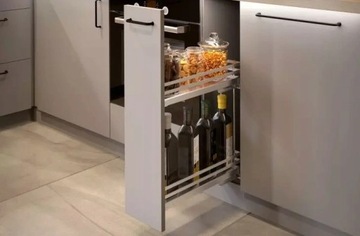 GTV MOVIX PRO 20 200 2р грузовая корзина, правая сторона, хром+белый, полное дно