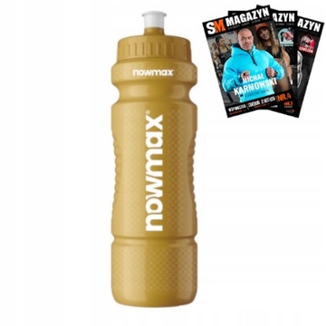 nowmax BIDON NA WODĘ ROWER SPORTOWY SZCZELNY 900ml