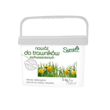 Nawóz do trawników z chwastami 5 kg Sumin