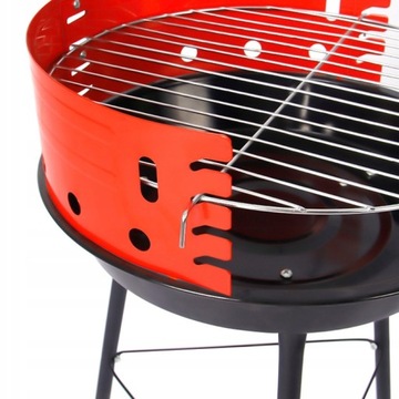 ТУРИСТИЧЕСКИЙ ПОРТАТИВНЫЙ КРУГЛЫЙ УГЛЕРОДНЫЙ КЛАССИЧЕСКИЙ САДОВЫЙ ГРИЛЬ ДЛЯ КЕМПИНГА