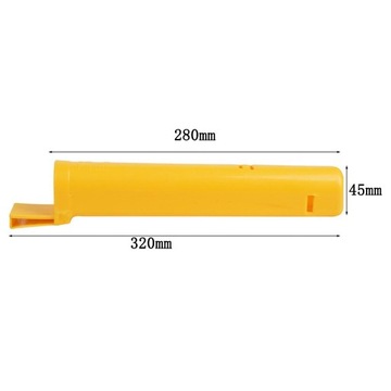 Пластиковый тубус-контейнер для хранения сварочных электродов,