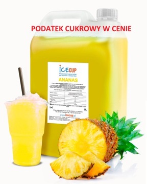 Syropy do Granity (1+7) o smaku Ananas 5L