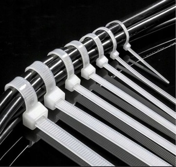 СВЯЗИ-ЗАЖИМЫ БЕЛЫЕ 100 ШТ 3,6x300