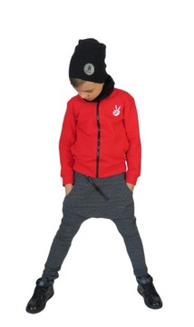 Grafitowe spodnie baggy Caramba Mamma 104