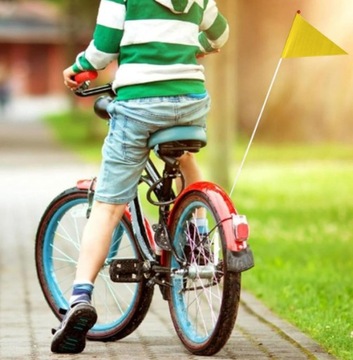 ВЕЛОСИПЕД ФЛАН, Желтый, Светоотражающий, 1,5 м