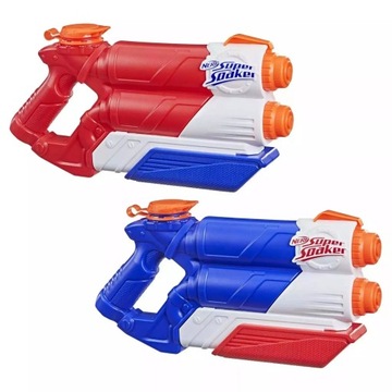 ZESTAW 2 PISTOLETÓW NA WODĘ NERF SUPER SOAKER TWIN TIDE DWUPAK 2 STRUMIENIE