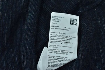 HUGO BOSS Wełniany Sweter Męski Crewneck Steeve S