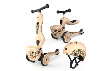 Самокат и самокат Scoot and Ride 2в1 Леопард 1+