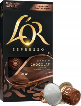 Kapsułki do Nespresso LOR Czekoladowe 10 sztuk