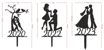 Топперы для торта STORY OF YOUR LOVE с финиками