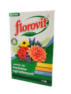 Nawóz do kwiatów ogrodowych 1kg granulowany Florovit