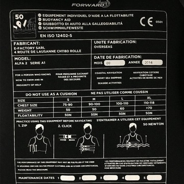 Передний жилет WIP 2023, XXL