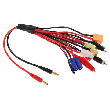 Wielofunkcyjny kabel do ładowania wagi XT60 XT90 T Adapter wtyczki JR