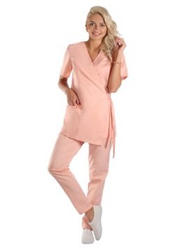Косметический фартук, комплект кимоно + трубки M/L