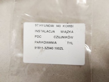 HYUNDAI I40 KOMBI SVAZEK ČIDEL PARKOVÁNÍ PDC ZADNÍ INSTALACE