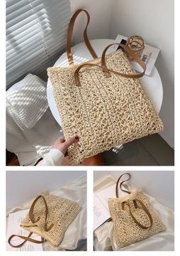 ПЛЯЖНАЯ СУМКА А4 В БОХО, НА МОЛНИИ, XXL