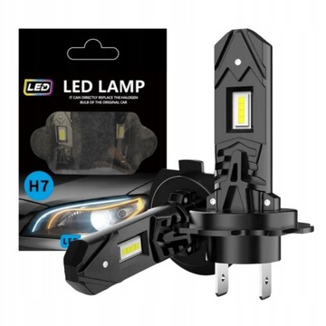 ŻARÓWKI H7 LED 2 x ŻARÓWKA LED H7 CANBUS 1:1 6000K N GENERACJA XENO WHITE