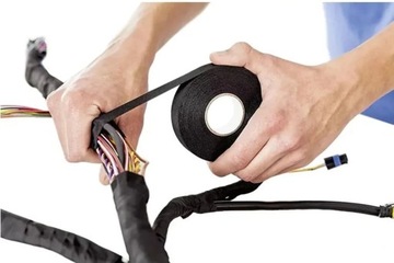 TAŚMA IZOLACYJNA CZARNA GŁADKA WODOODPORNA MOCNA SAMOPRZYLEPNA 17mm 10m V4