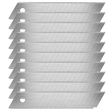 Сменные сломанные лезвия для ножа. Вставка для обойного ножа, 18 мм, 10 шт.