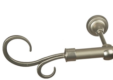 KARNISZ METALOWY Z1903 POJEDYNCZY 19 mm / 210 cm